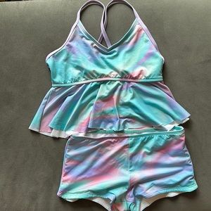 Girls Two Piece Bathing Suit